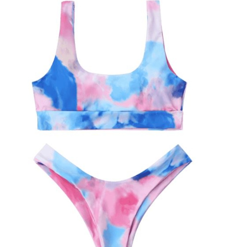 Cotton Candy tie dye bikini ๐ - Picture 1 of 7